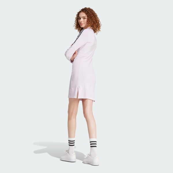 Tiro Cut 3 Stripes Stretchy Velour Dress