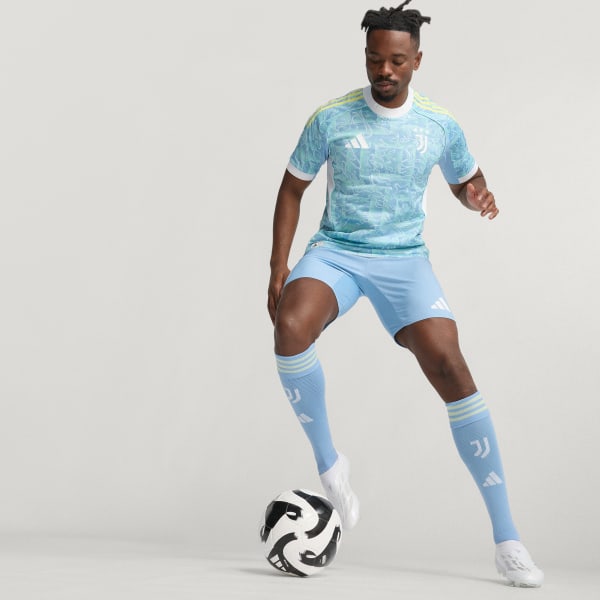 Bleu Maillot Extérieur Juventus 25/26 Authentique