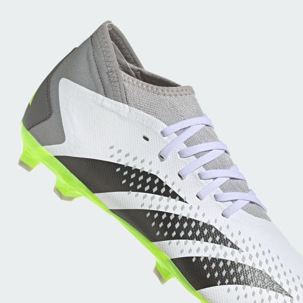 adidas Predator Accuracy.3 Firm Ground Soccer Cleats - White