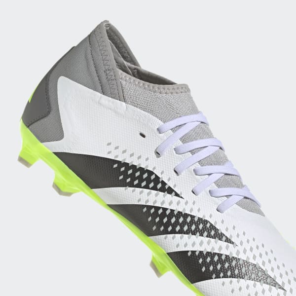 adidas Predator Accuracy.3 Firm Ground Soccer Cleats - White