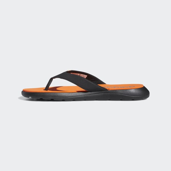 ivy park flip flops black