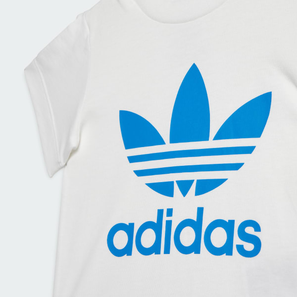 adidas Adicolor Trefoil Shorts Tee Set Blue Free Shipping with adiClub adidas US