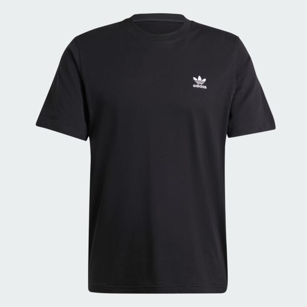 Negro Camiseta Trefoil Essentials