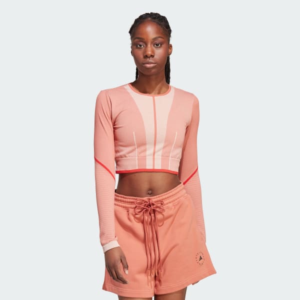Brązowy adidas by Stella McCartney TrueStrength Long Sleeve Top