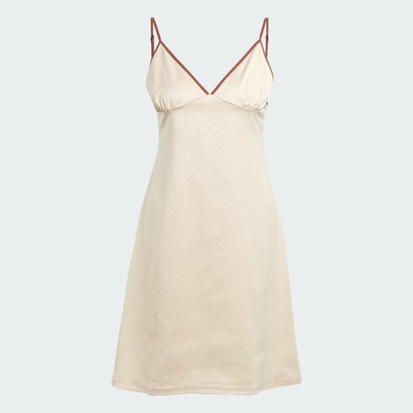 Rosa Vestido Largo Fashion Monogram Satén