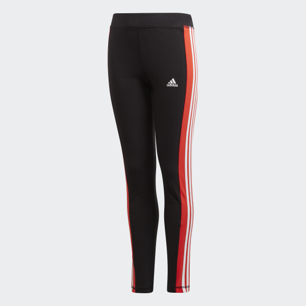 adidas 3 Stripes Tights Black adidas New Zealand