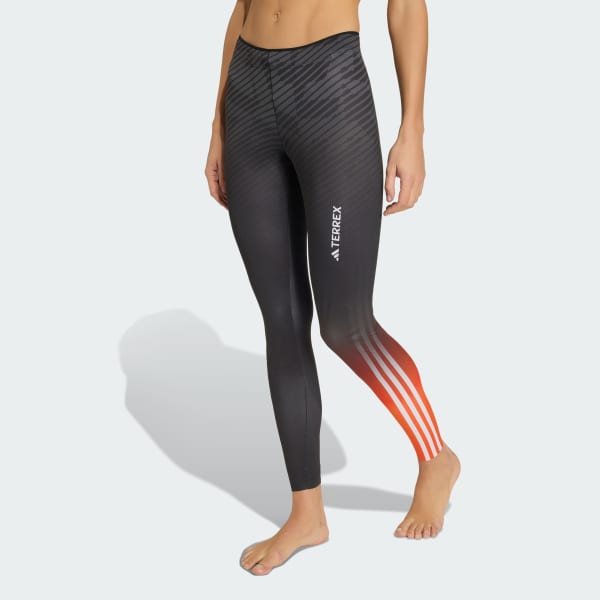 Orange Terrex Xperior Race tights