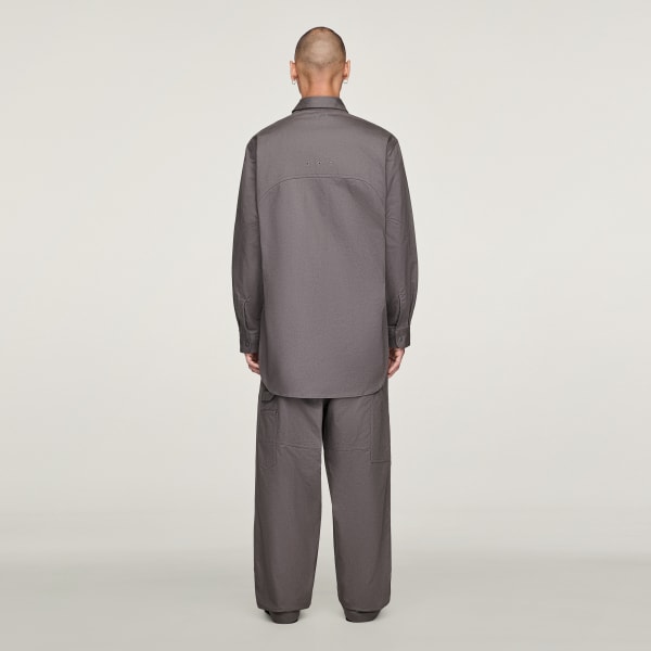 Gri Y-3 UT Twill Düz Eşofman Altı