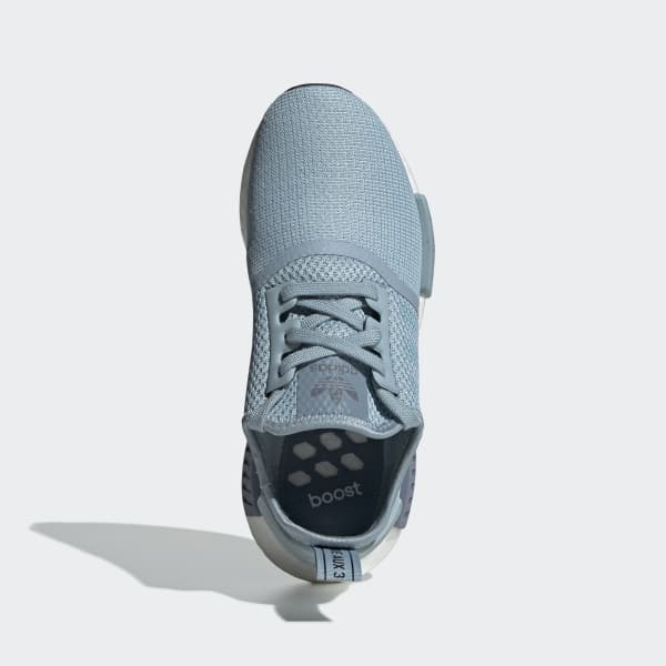 Adidas nmd best sale branco com azul
