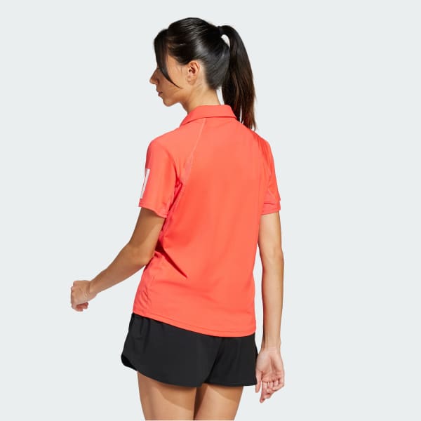 Rojo Polera Polo Club de Tenis Climacol 3 Tiras