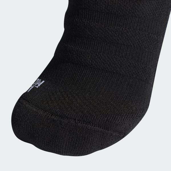 Black Alphaskin Lightweight Cushioning Over-the-Calf Compression Socks ELH09