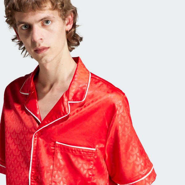 adidas Graphics Monogram Shirt - Red, Men's Lifestyle