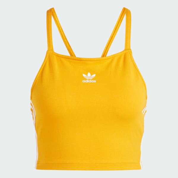 adidas Adicolor 3 Stripes Crop Top Orange Free Shipping with adiClub adidas US