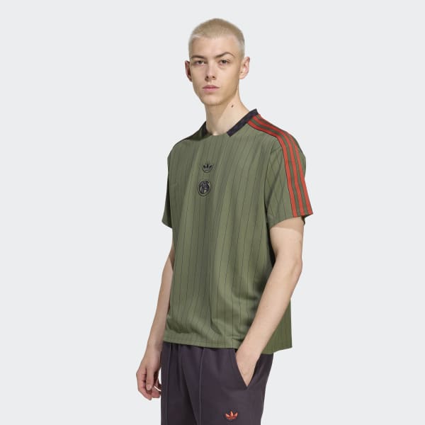 adidas FC Bayern Terrace Icons Jersey - Green | Free