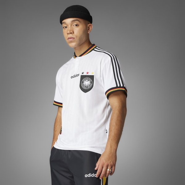adidas Germany 1996 Home Jersey White adidas Thailand
