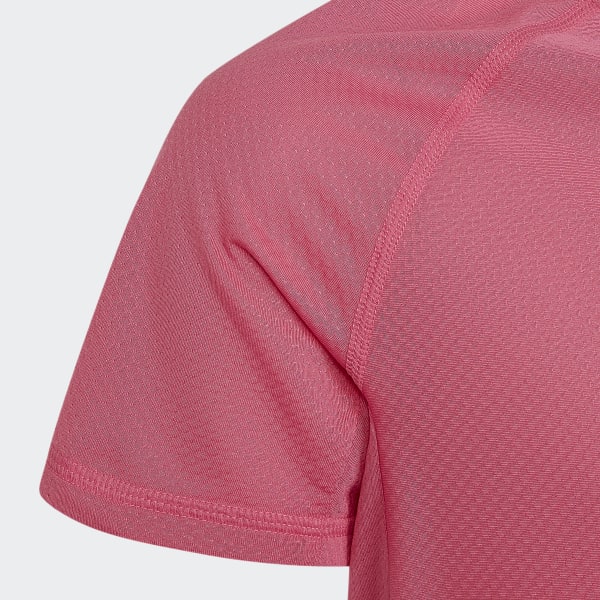 Pink AEROREADY Training 3-Stripes T-shirt VE404