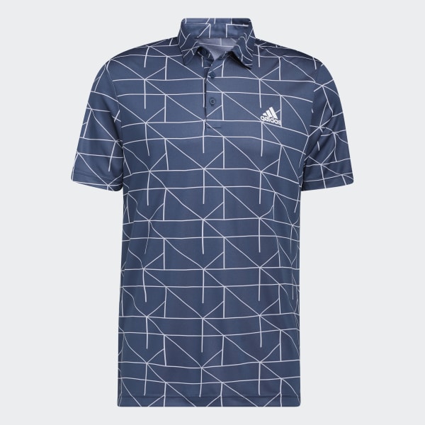 adidas Jacquard Golf Polo Shirt Blue adidas Vietnam