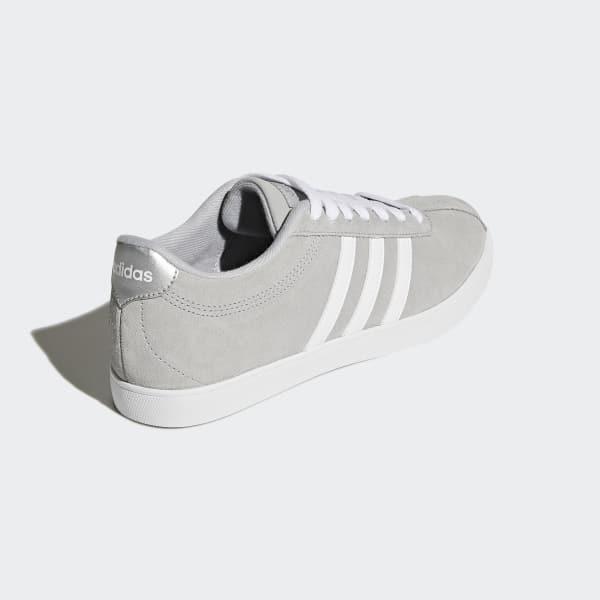 adidas court set suede ladies trainers grey