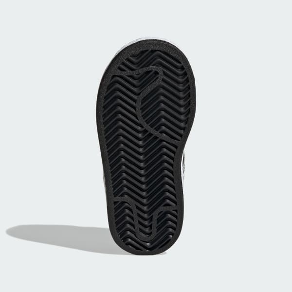 Negro Zapatillas adidas Originals Superstar II Comfort Closure de cordones elásticos para niños