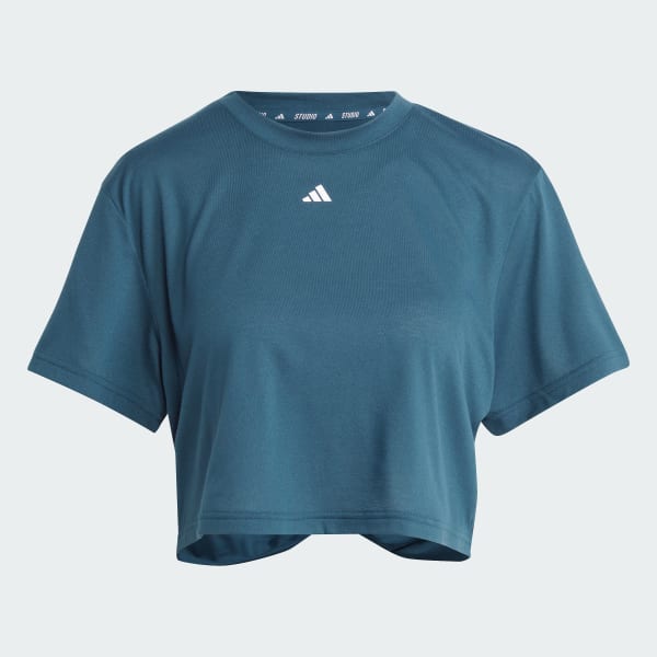 adidas Yoga Studio Tee - Turquoise, adidas Canada