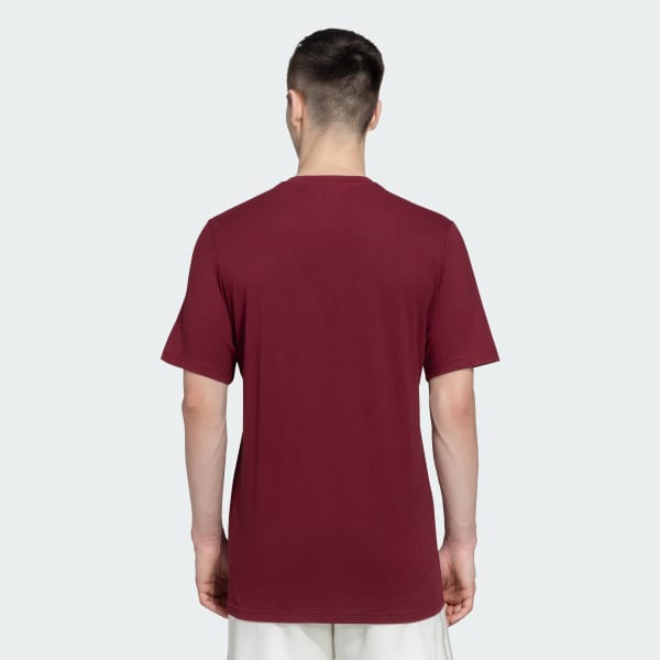 Burgundy SPORTSWEAR LOGO TEE