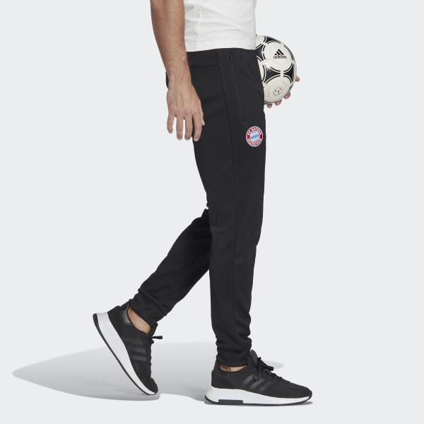Czerń FC Bayern Essentials Trefoil Track Pants
