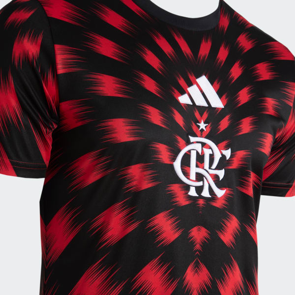 Vermelho Camisa Pre Jogo Flamengo 25/26
