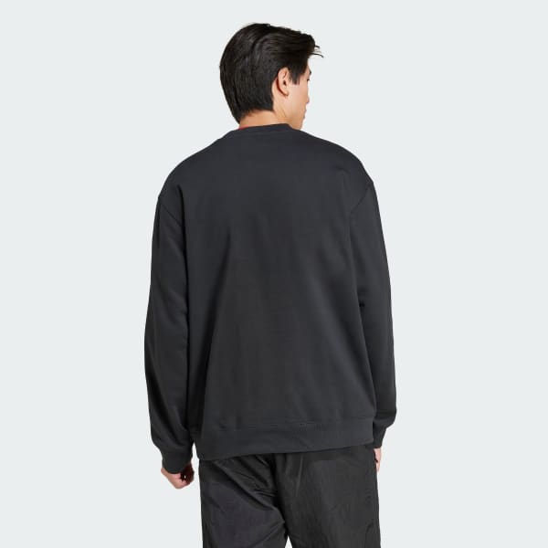 Svart Premium Essentials Crew Genser