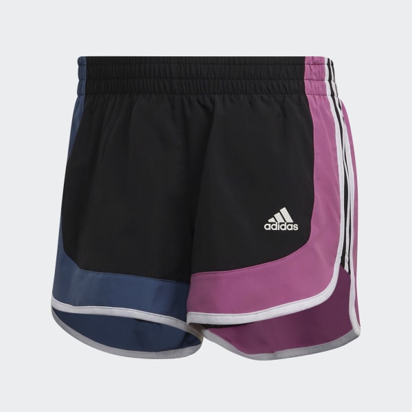 Czerń Marathon 20 Colourblock Running Shorts DI411