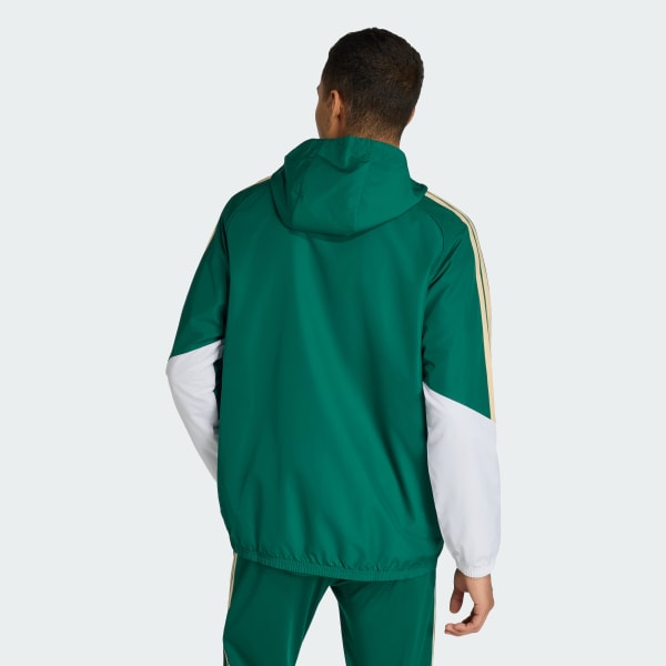 adidas Italy 26 Tiro Allweather Jacket - Green | Free Shipping
