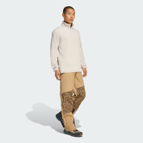 Beige Chaqueta de Felpa Multi Essentials con Cierre Corto