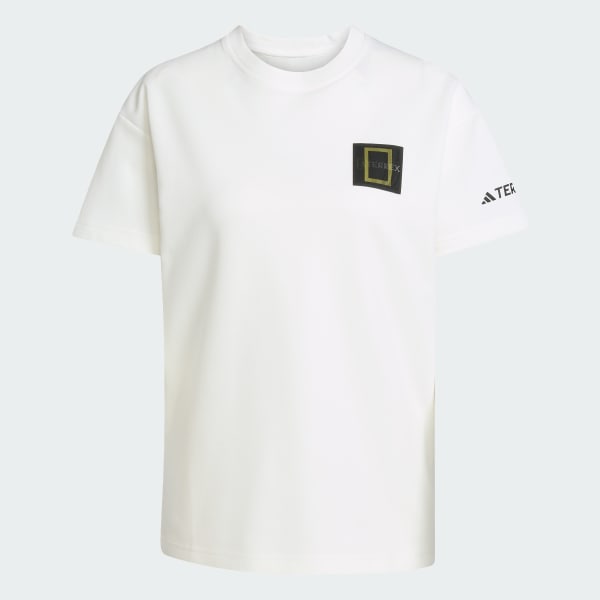 White National Geographic Graphic Short Sleeve Tee