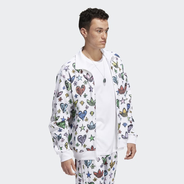 Bianco Track top Monogram Jeremy Scott Firebird (Neutral)