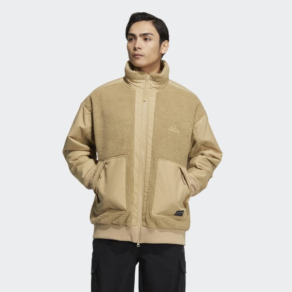 Beige PRSVE BOS 쉐르파 재킷