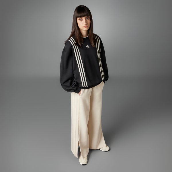 ★★Adairs★★ 70s 3S sweatshirt black IK7869 adidas Adicolor 70s 3-Stripes Sweatshirt - Black | adidas