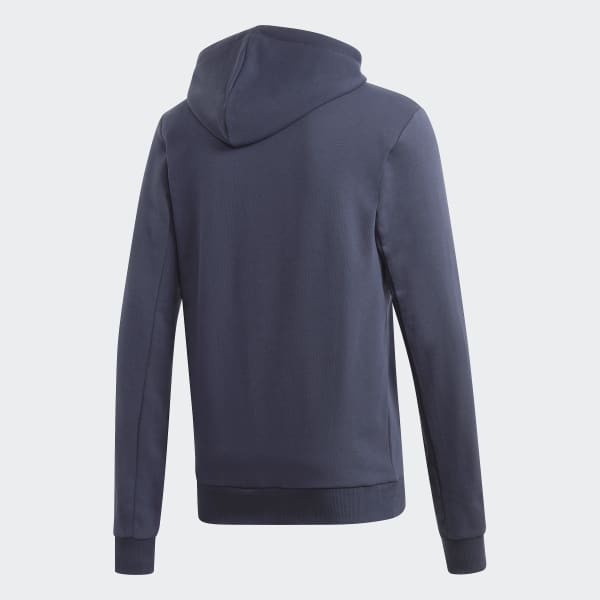 Azul Polera con Capucha Badge of Sport Felpa Francesa