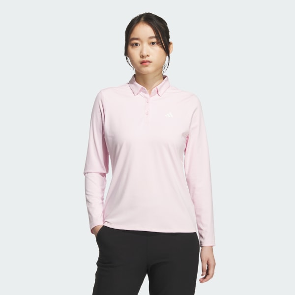 Pink POLO-SHIRT LONG SLEEVE