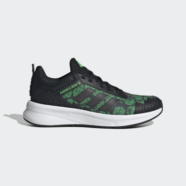 ADIDAS MINECRAFT FORTARUN 4.0 SHOE JUNIOR - Black | Free Shipping
