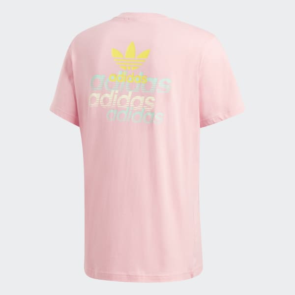 Remera adidas rosa hot sale