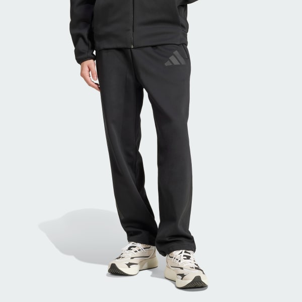 Svart adidas Z.N.E. Open-Hem Byxor