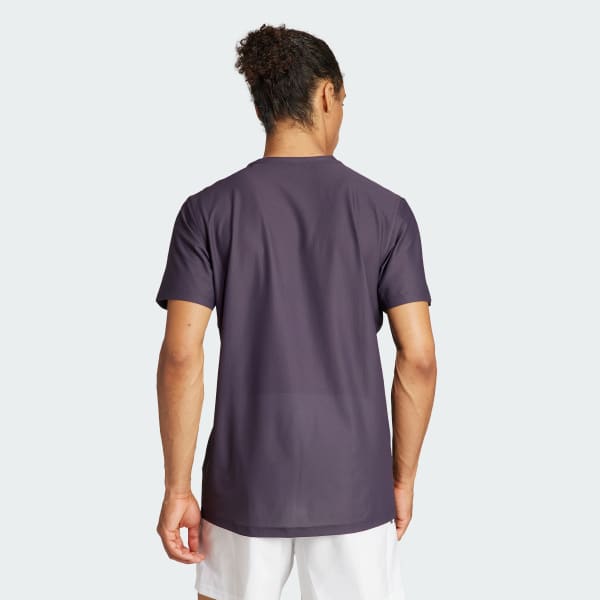 Grey Own the Run Tee