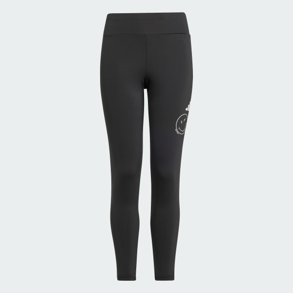 Black adidas X Smileyworld Training Leggings Kids
