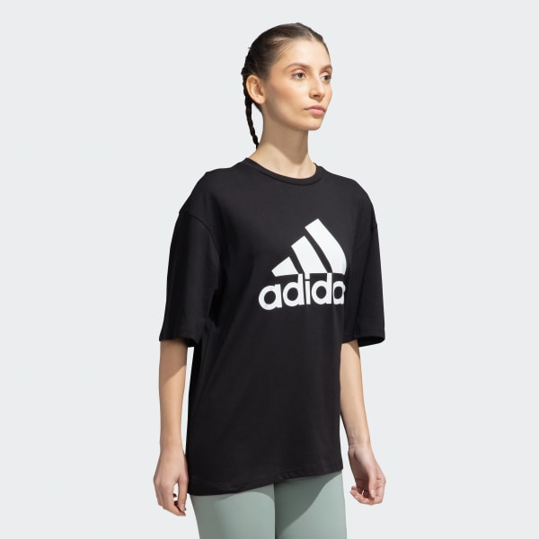 Black BIG LOGO BOYFRIEND TEE