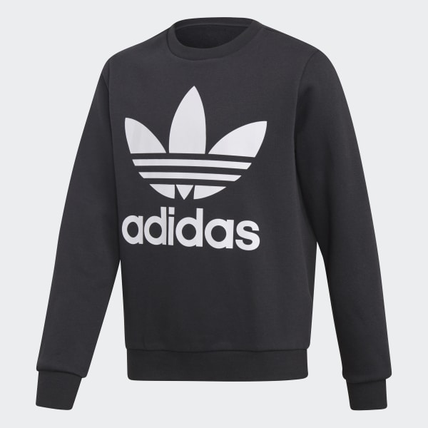 adidas Fleece Crew Genser Svart | adidas Norway adidas Genser Svart | adidas Norway