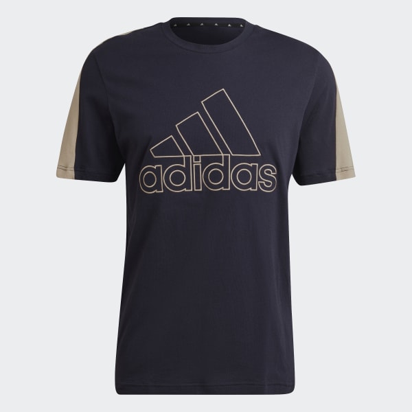 Azul Camiseta Future Icons Badge of Sport Bordada DO009