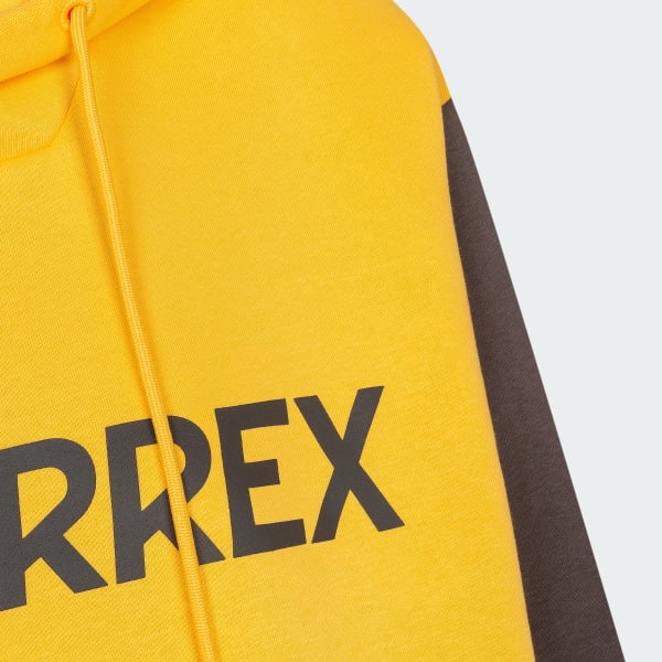 Amarillo Buzo con Capucha Terrex Multi Logo Grande