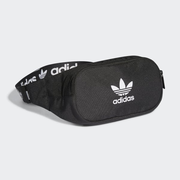 adidas ADICOLOR BRANDED WEBBING WAIST BAG - Black | adidas UK