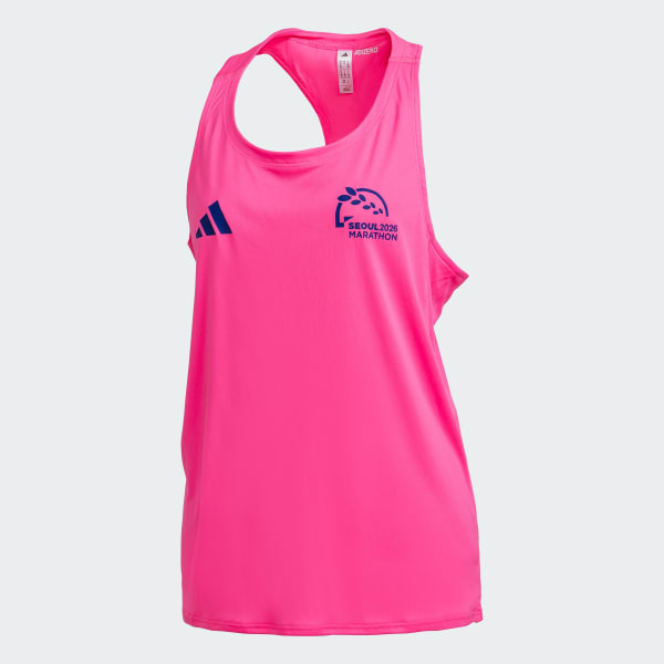 Pink 서울마라톤 러닝 싱글렛 W