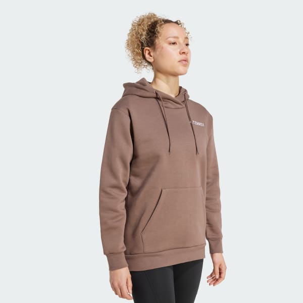 Brown Terrex Multi Small Logo Hoodie