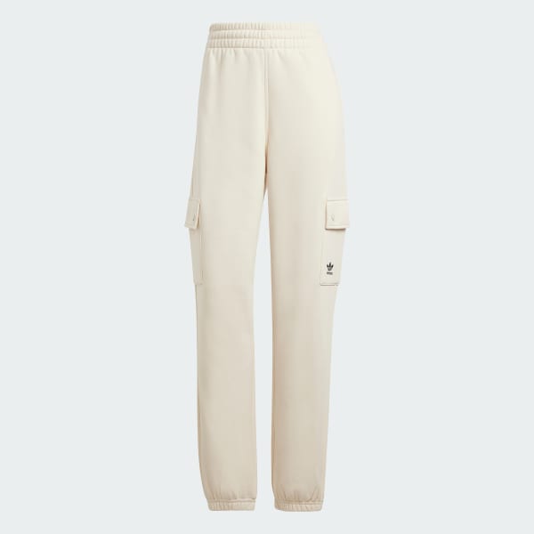 Blanc Pantalon cargo molleton Essentials